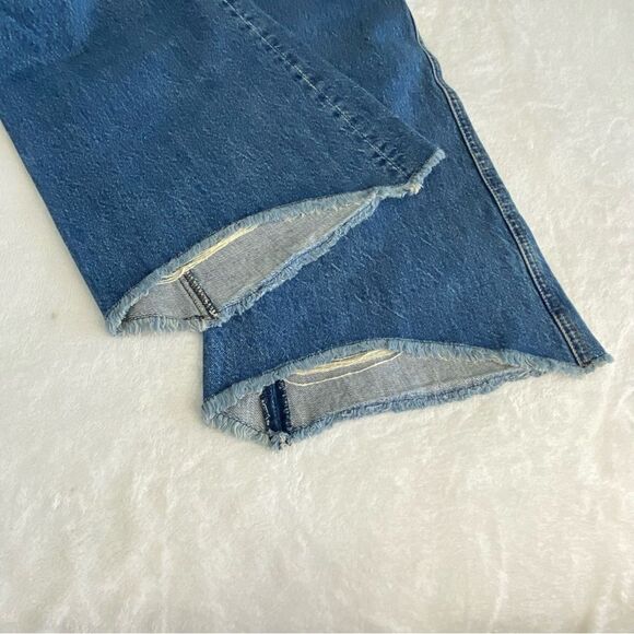 EDWIN ANTHROPOLOGIE CHRISSY WIDE FLARE DENIM JEANS BUTTOM FLY NWT - Picture 6 of 16